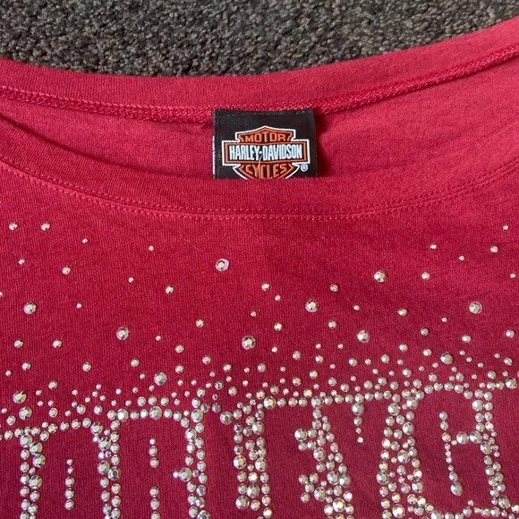 Harley-Davidson® Women's Harley girl 2X Long Sleeve Shirt NWT - Picture 2 of 9